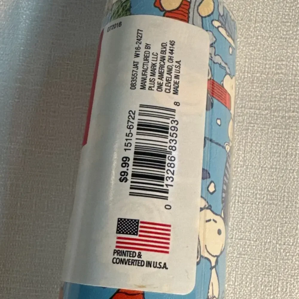 Peanuts Gang Birthday Party Wrapping paper 50 sqft 41